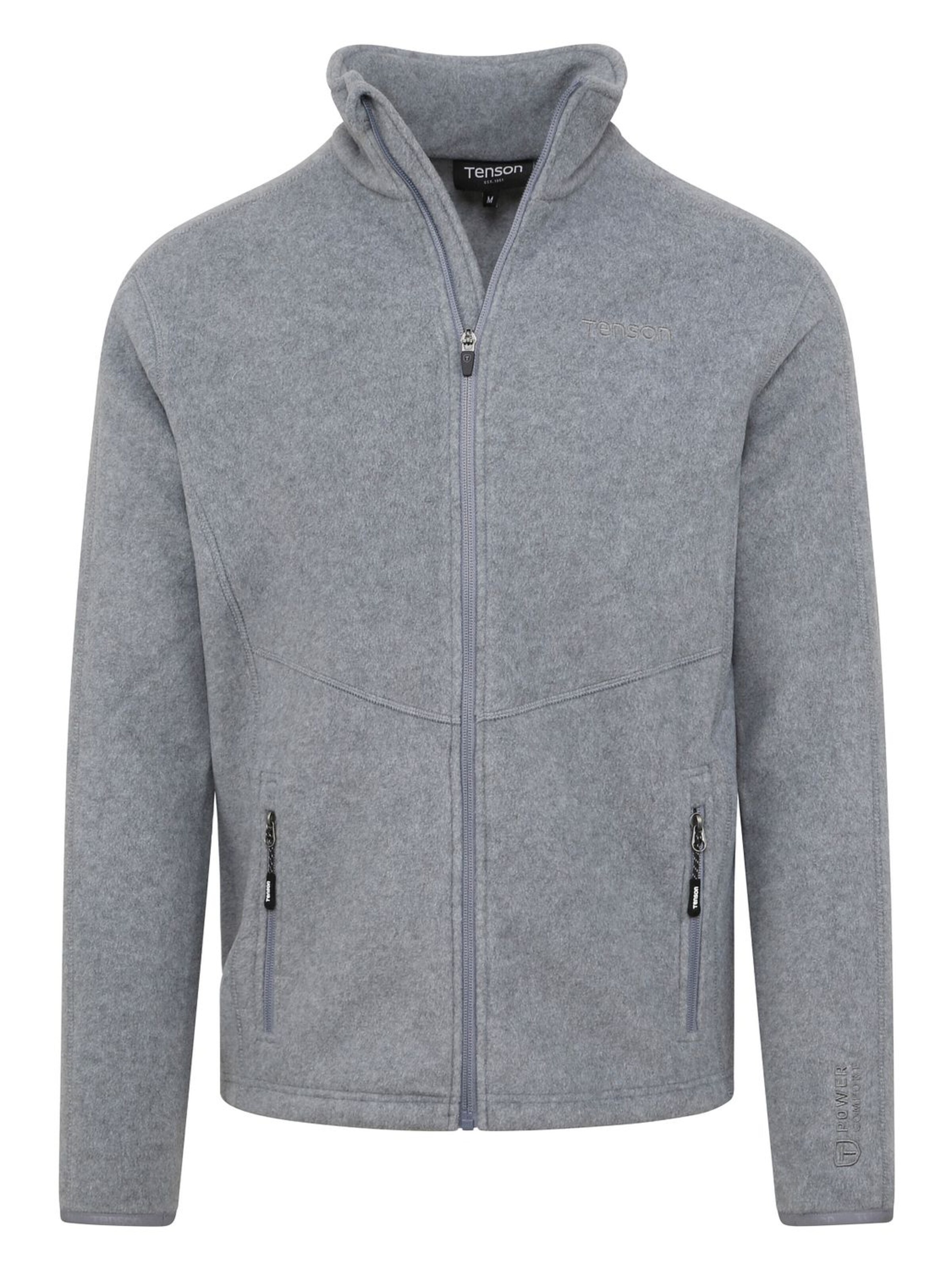 TENSON Knit cardigan 'Miracle' in Grey: front