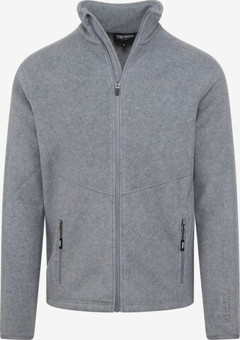TENSON Strickjacke 'Miracle' in Grau: Vorderseite