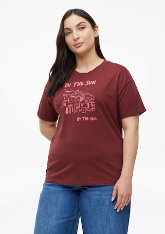 T-shirt s.Oliver CURVE en rouge : devant
