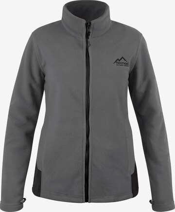 normani Athletic Fleece Jacket 'Ivalo' in Grey: front