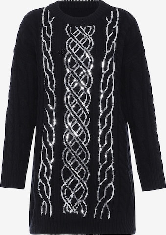 Pull-over faina en noir : devant