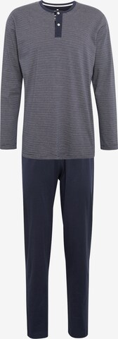 TOM TAILOR Pyjama in Blau: predná strana