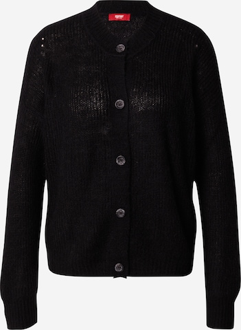 Cardigan ESPRIT en noir : devant