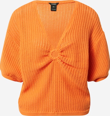 Lindex Sweater in Orange: front