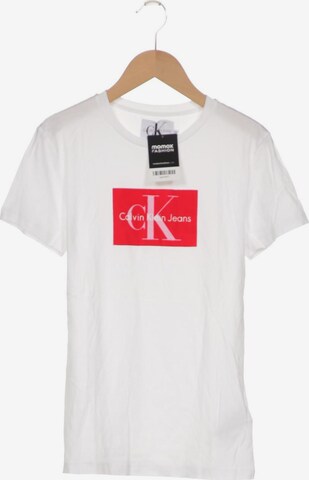 Calvin Klein Jeans T-Shirt XS in Weiß: predná strana