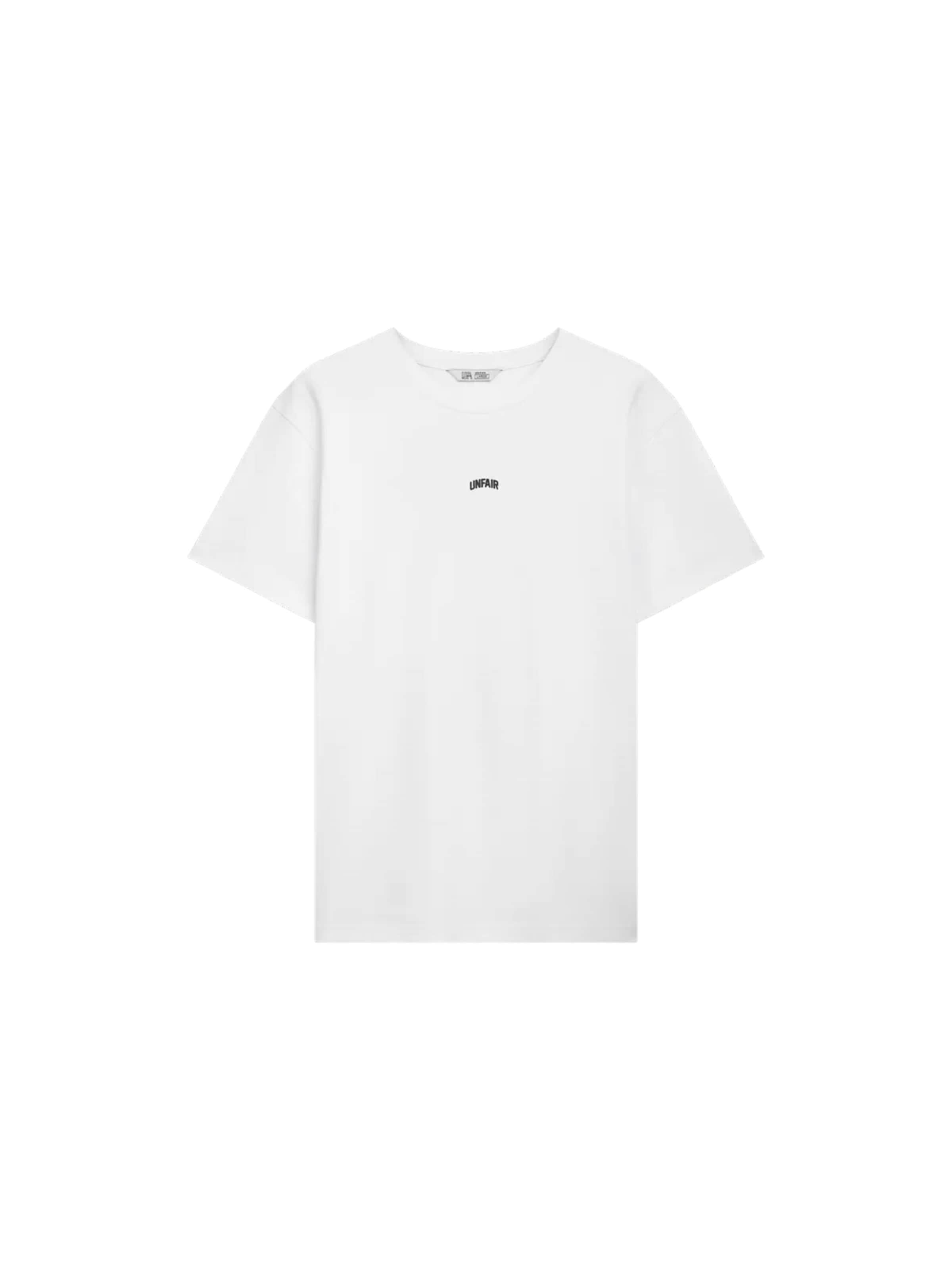 Unfair Athletics Shirt 'Gentleman' in Wit: voorkant