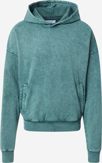 DAN FOX APPAREL Sweatshirt 'Aaron' in de kleur Donkergroen, Productweergave