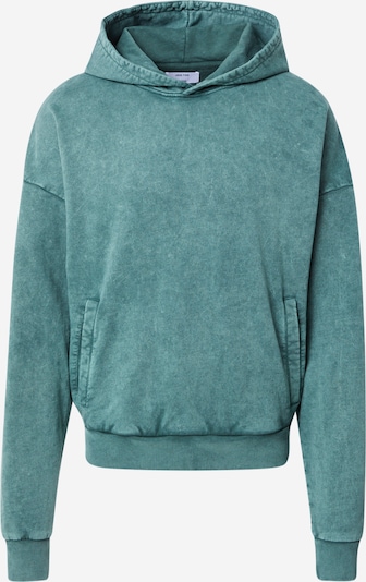 DAN FOX APPAREL Sweatshirt 'Aaron' in de kleur Donkergroen, Productweergave