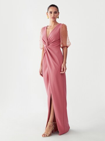 Rochie de seară 'CHIARA' de la BWLDR pe roz