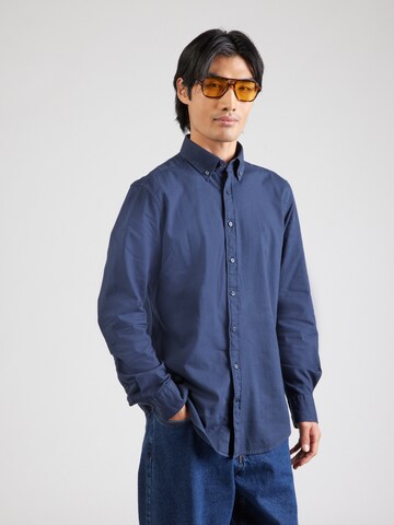 Hackett London Regular Fit Skjorte i blå: forside