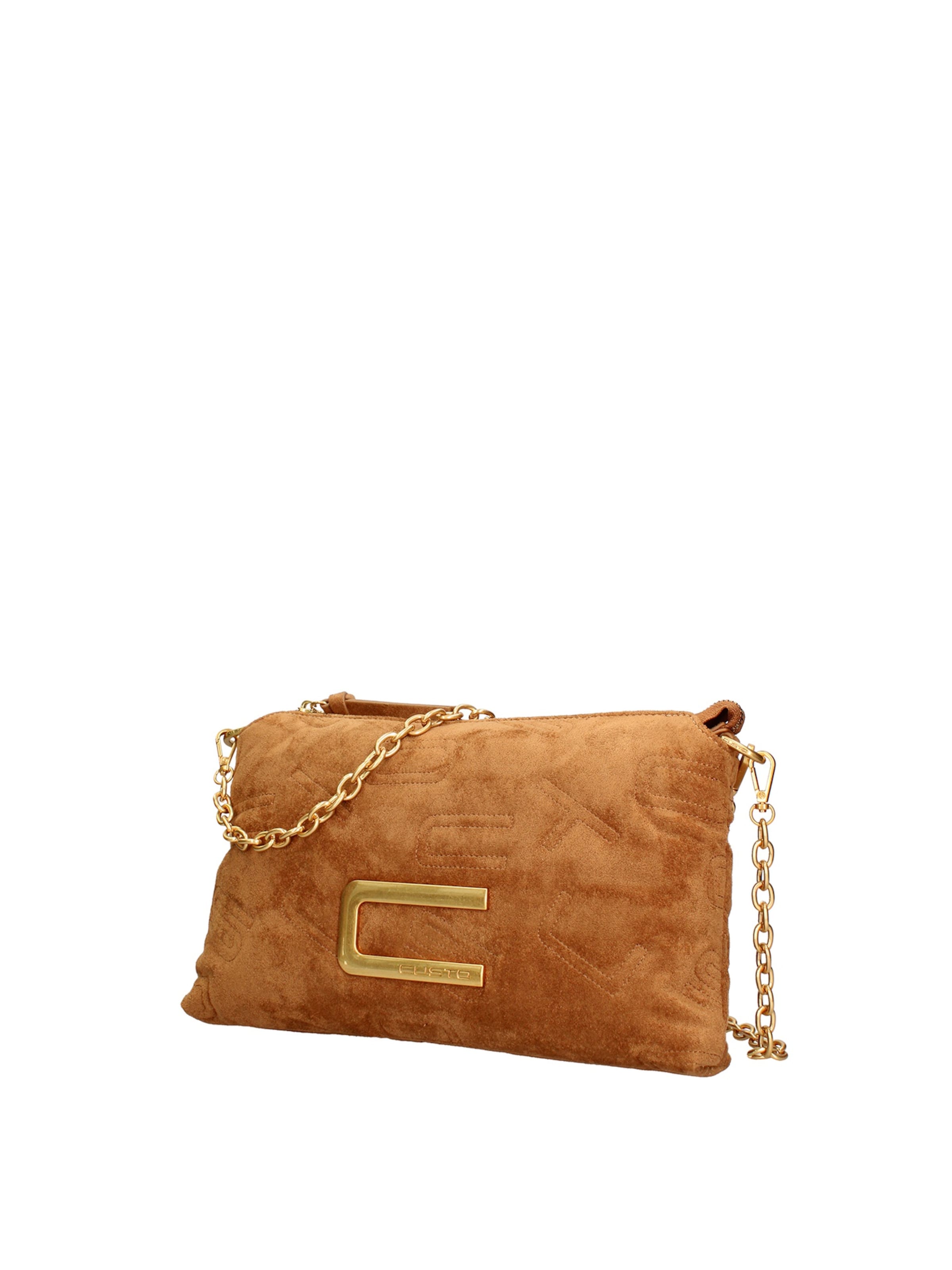 Custo Barcelona Schoudertas in Bruin: voorkant