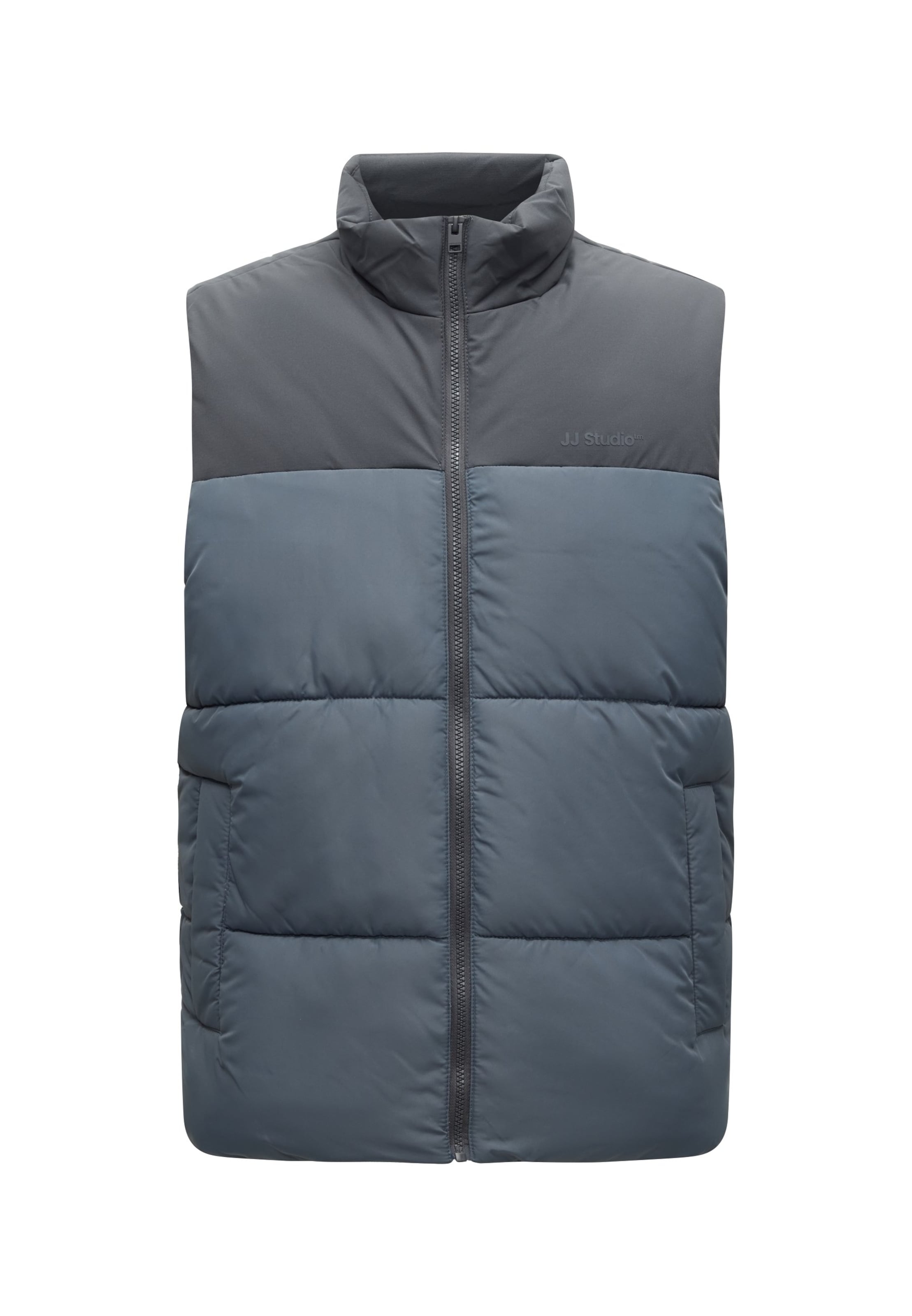 JACK & JONES - Chaleco 'JJRAZE' en gris: frente
