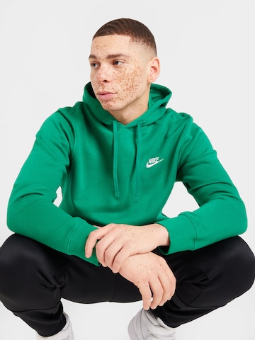 Nike Sportswear Средняя посадка Свитшот 'CLUB' в Зеленый