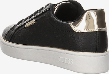 GUESS Låg sneaker 'BECKIE/ACTIVE LADY/LEATHER LIK' i svart