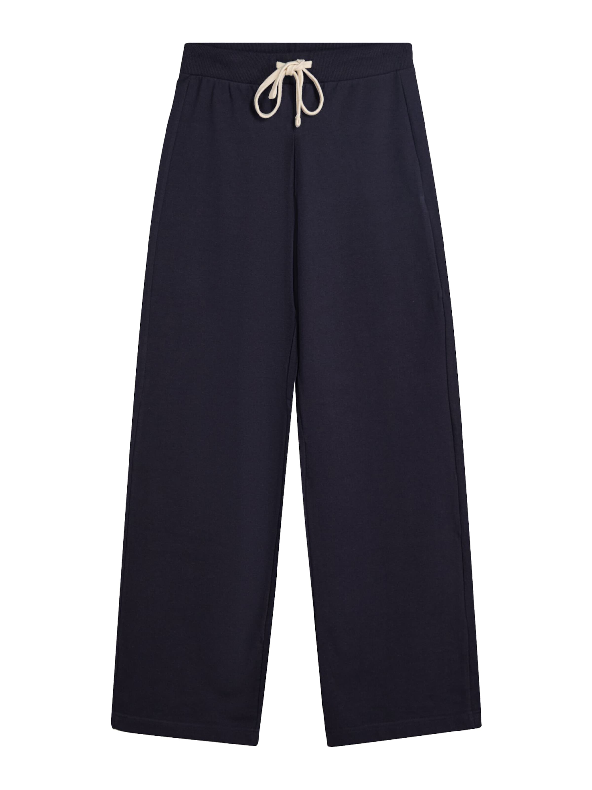 Wide leg Pantaloni de la Bershka pe albastru: față
