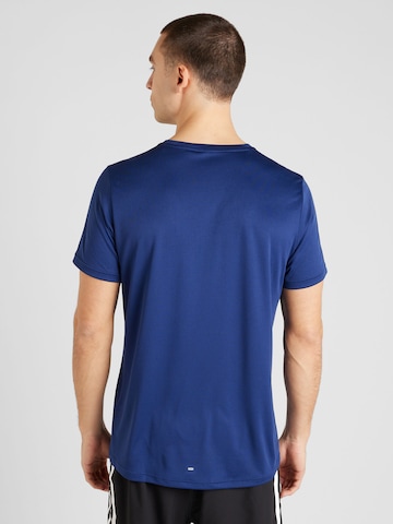 ADIDAS PERFORMANCE - Camisa funcionais 'RUN IT' em azul