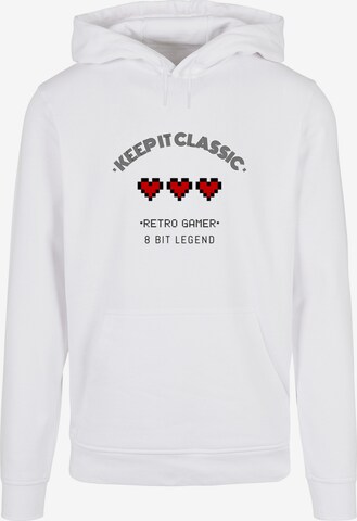 Sweat-shirt 'SEVENSQUARED' F4NT4STIC en blanc : devant