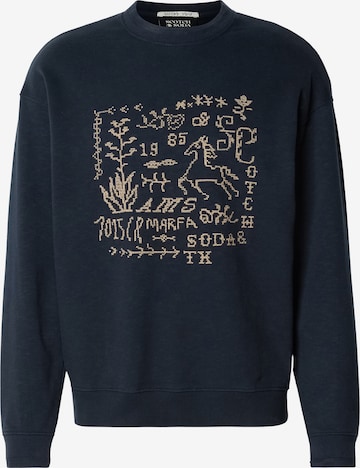 mėlyna SCOTCH & SODA Megztinis be užsegimo: priekis