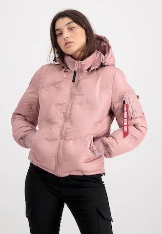 ALPHA INDUSTRIES Zimní bunda – pink