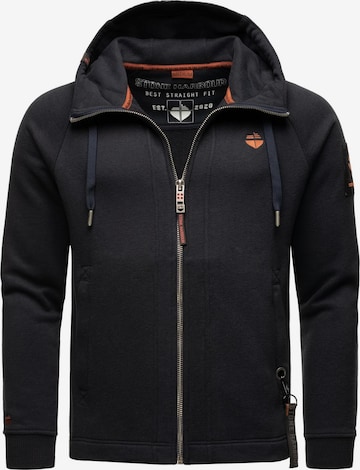 STONE HARBOUR Sweatjacke 'Finn Luca' in Schwarz: predná strana