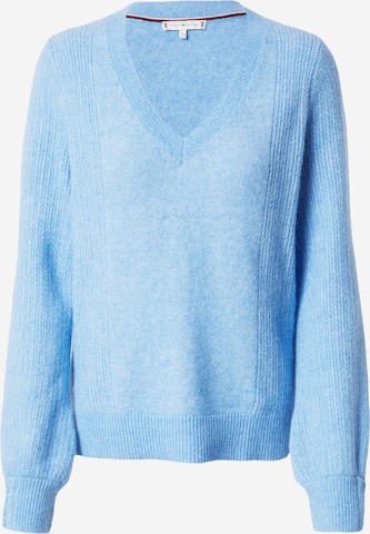 Pull-over TOMMY HILFIGER en bleu : devant