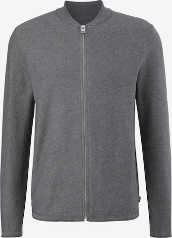 s.Oliver Zip-Up Hoodie in Grey: front