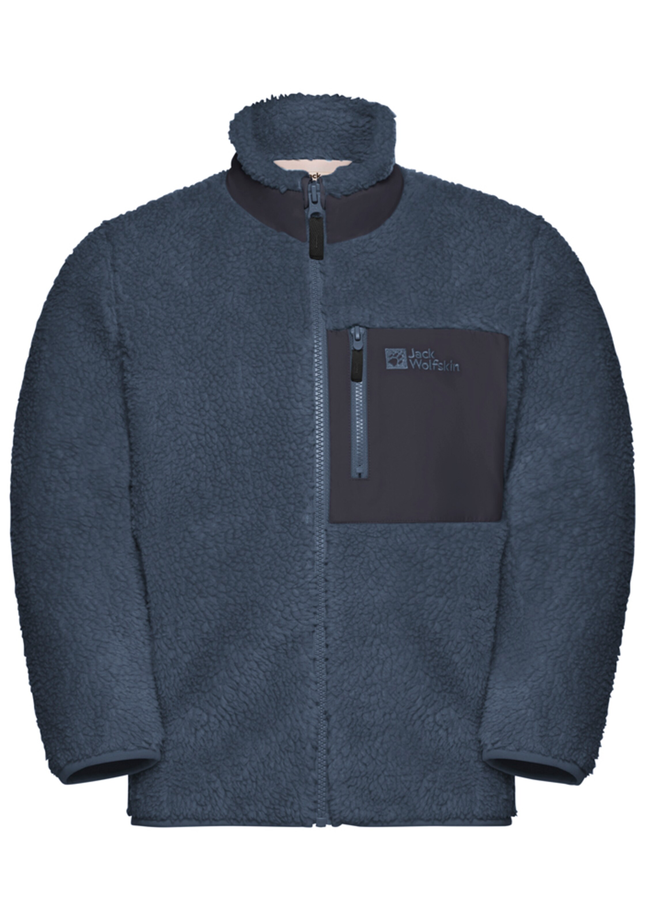 JACK WOLFSKIN Funktionsfleecejacke in Blau: Vorderseite