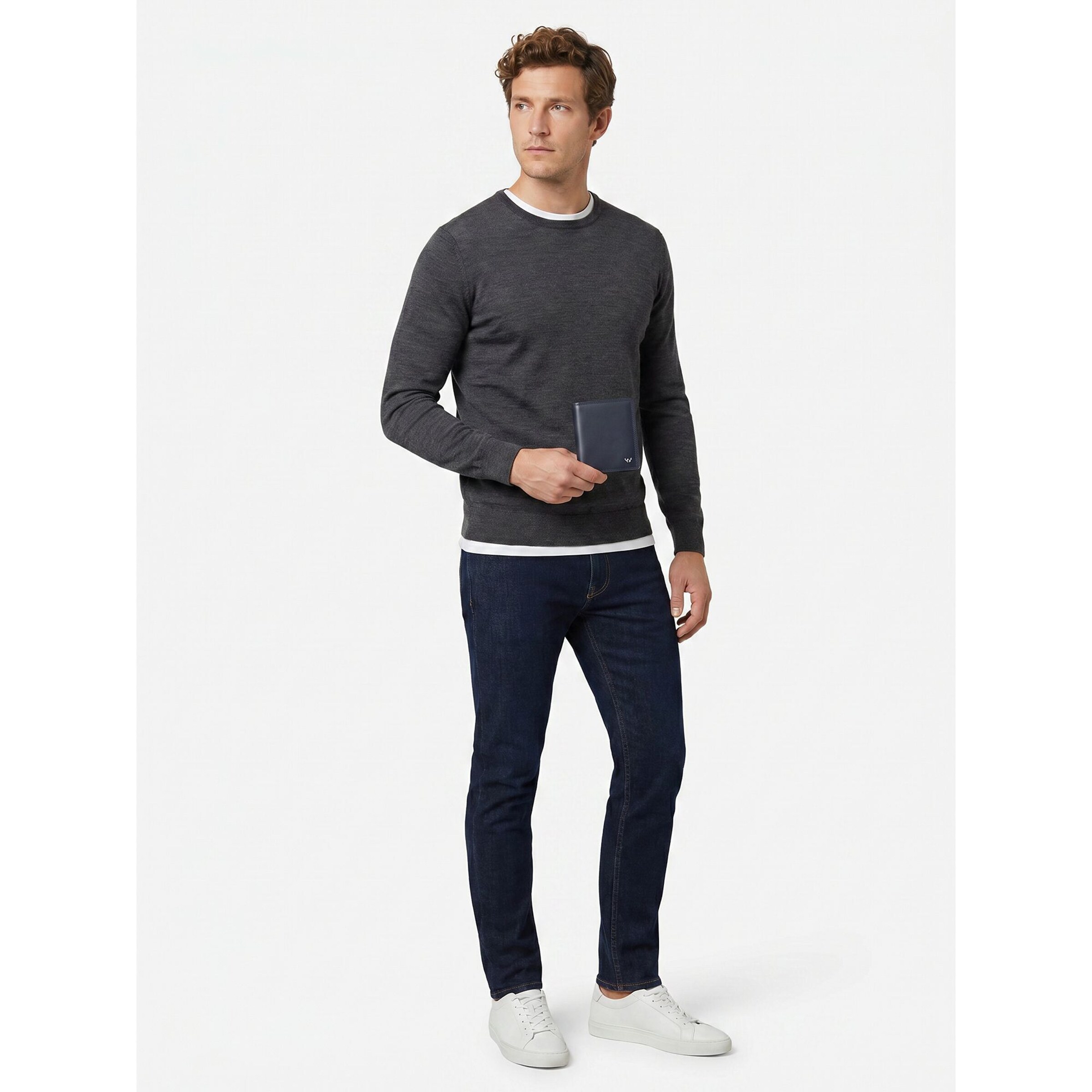 Portamonete 'Polo' di GOLDEN HEAD in blu: frontale