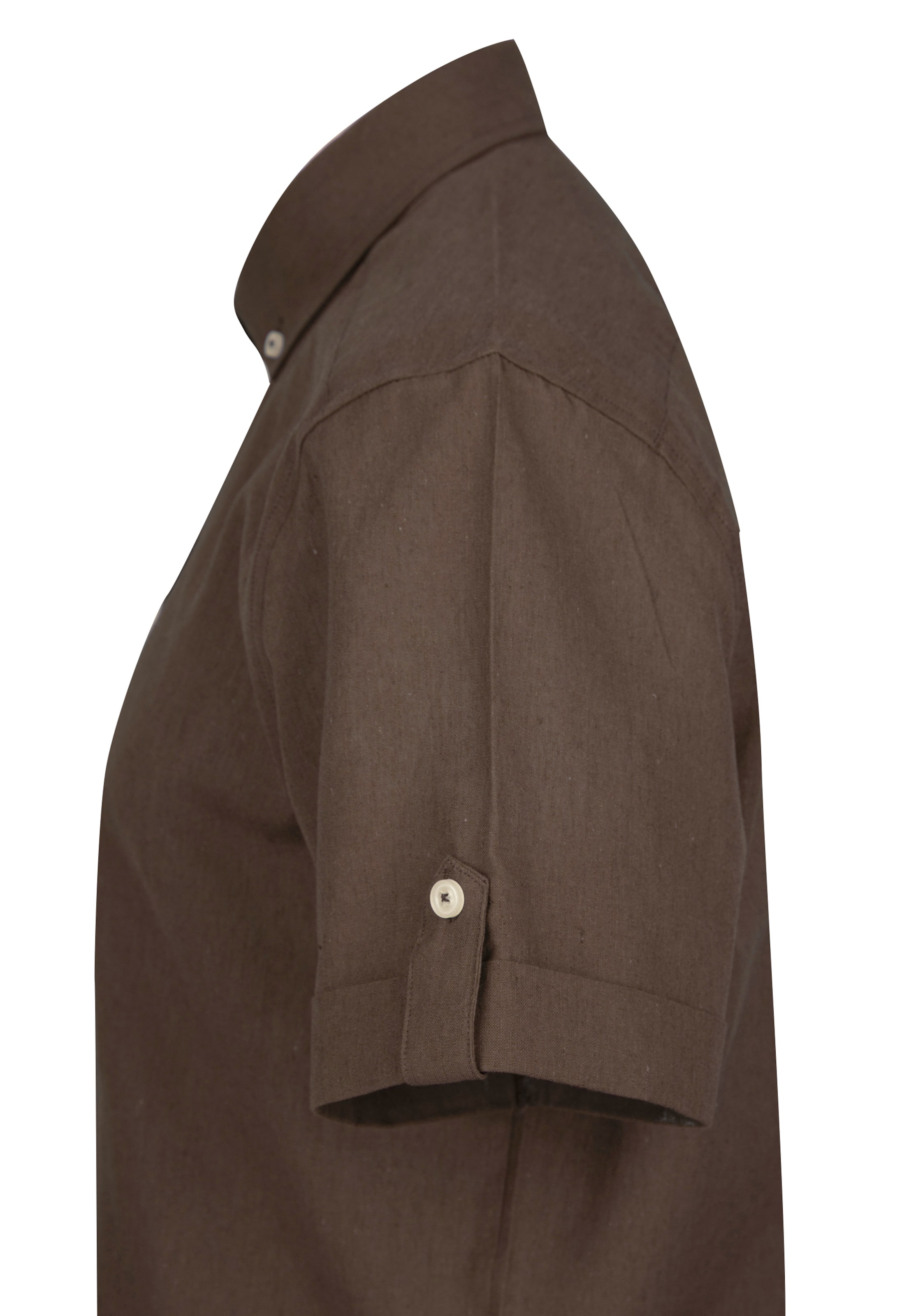 Jimmy Sanders Regular fit Button Up Shirt in Brown