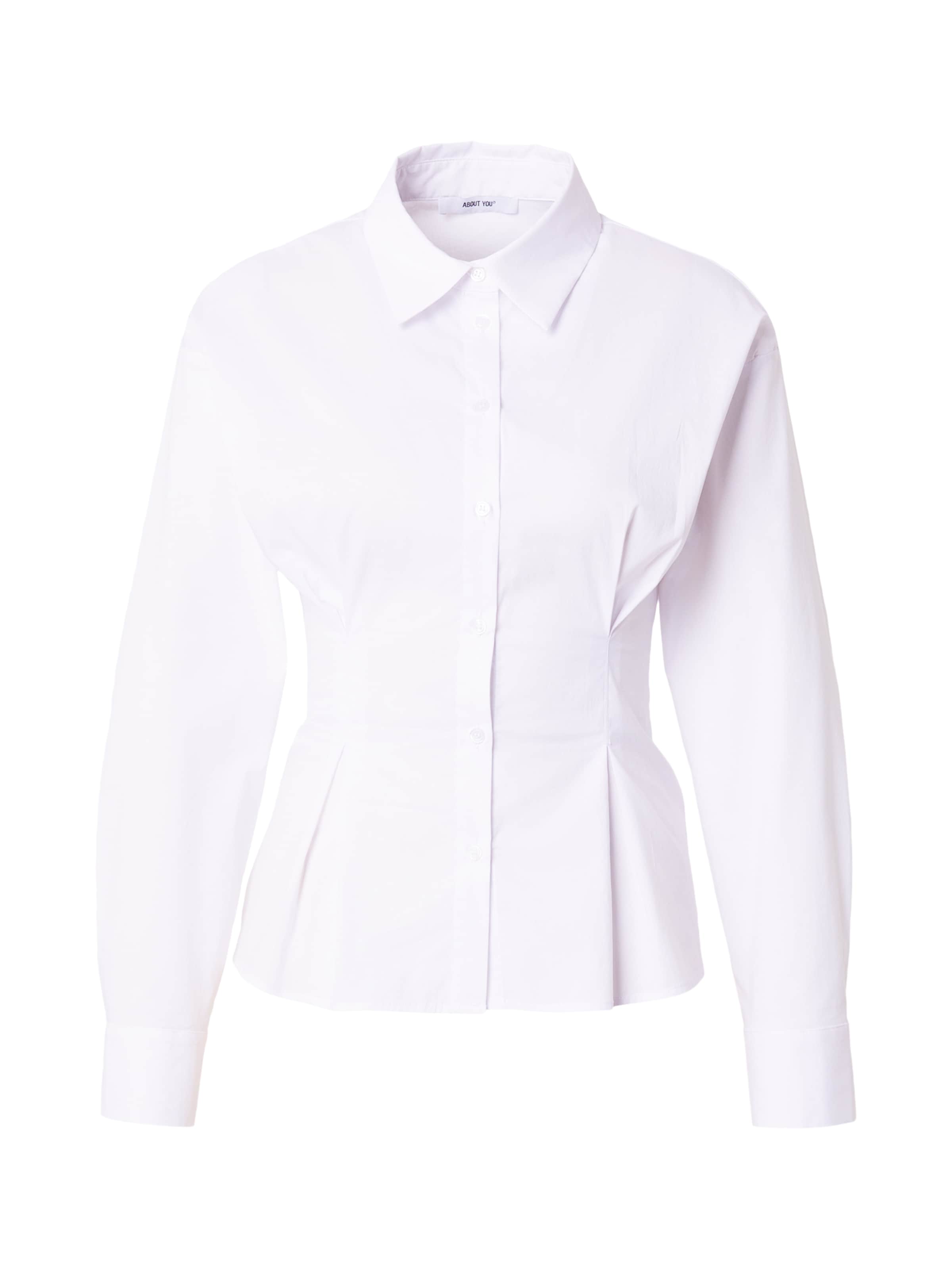 balts ABOUT YOU Blūze 'Cora': no priekšpuses