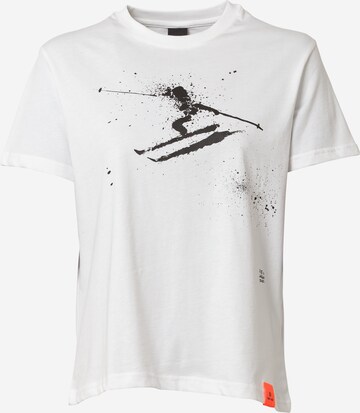 T-shirt fonctionnel 'CALA' Bogner Fire + Ice en blanc : devant