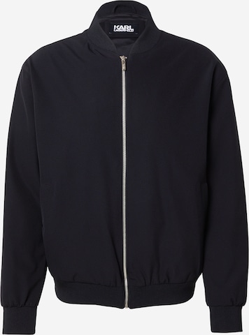 Karl LagerfeldPrijelazna jakna - crna boja: prednji dio