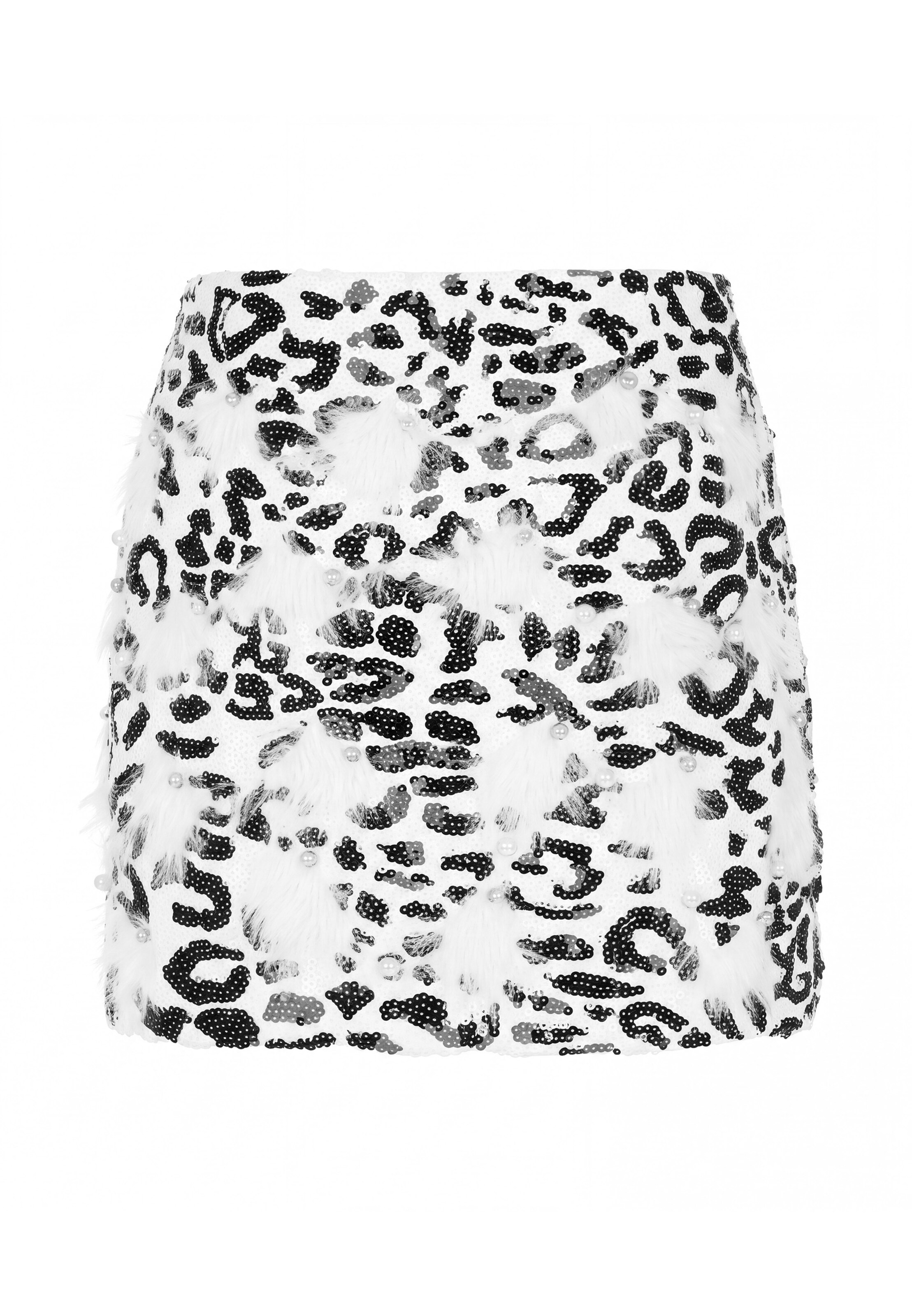 Jupe faina en blanc
