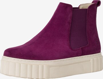 TAMARIS Chelsea boots in Lila: voorkant