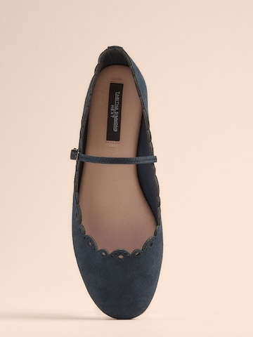 Ballerines à lanières 'Elfie' Next en bleu