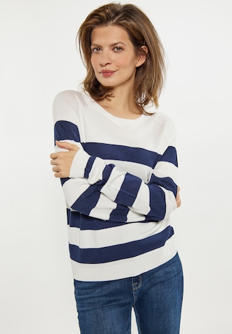 usha BLUE LABEL Pullover in Blau