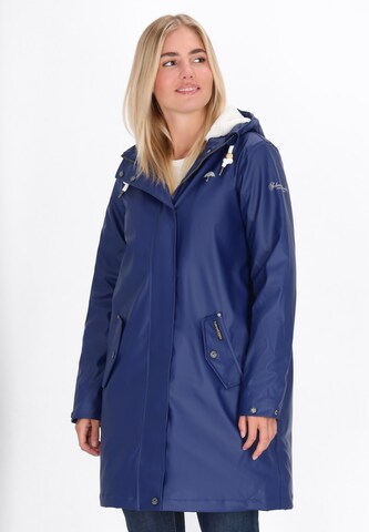 Manteau mi-saison Schmuddelwedda en bleu : devant