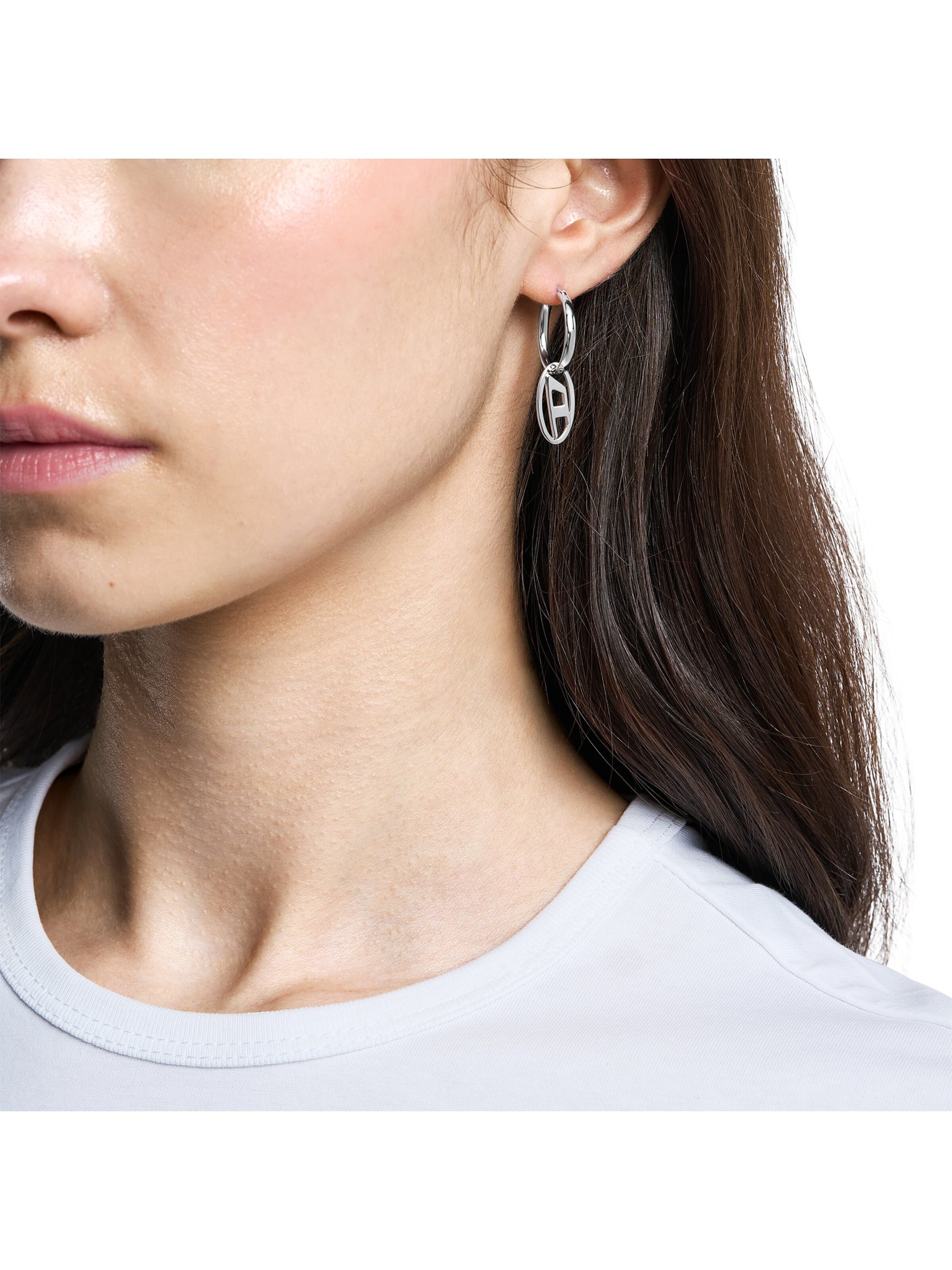 DIESEL Earrings in Silver