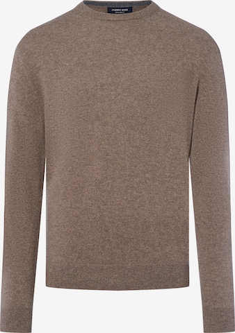 Pull-over Andrew James en marron : devant