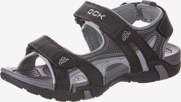 OCK Sandals 'Detroit V' in Black: front