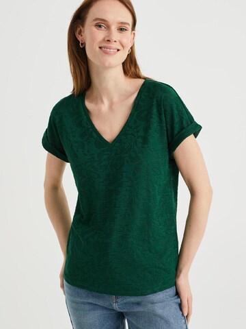 WE Fashion Shirt in Green: front