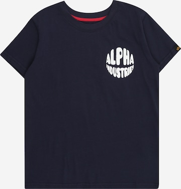 ALPHA INDUSTRIES - Camisola em azul: frente