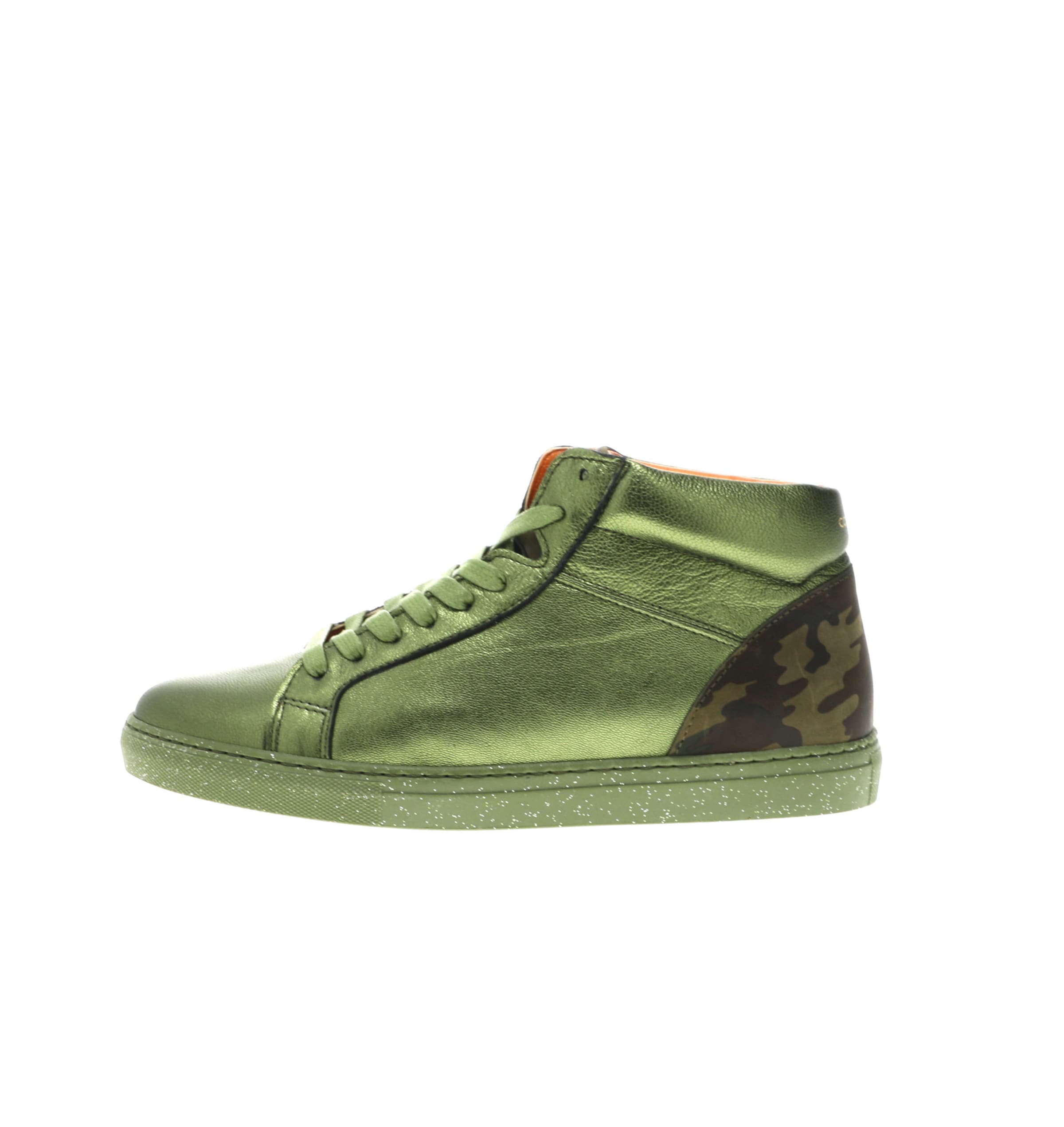 Camino71 Schnürschuh in Grün: Vorderseite