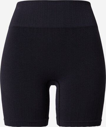 Skinny Pantalon de sport Hummel en noir : devant