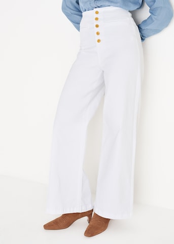 Camomilla Wide leg Jeans 'DANNIE' in White: front