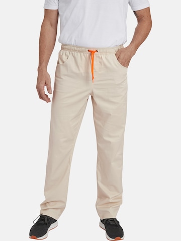 Loosefit Pantalon ' Alphonse ' Jan Vanderstorm en beige : devant