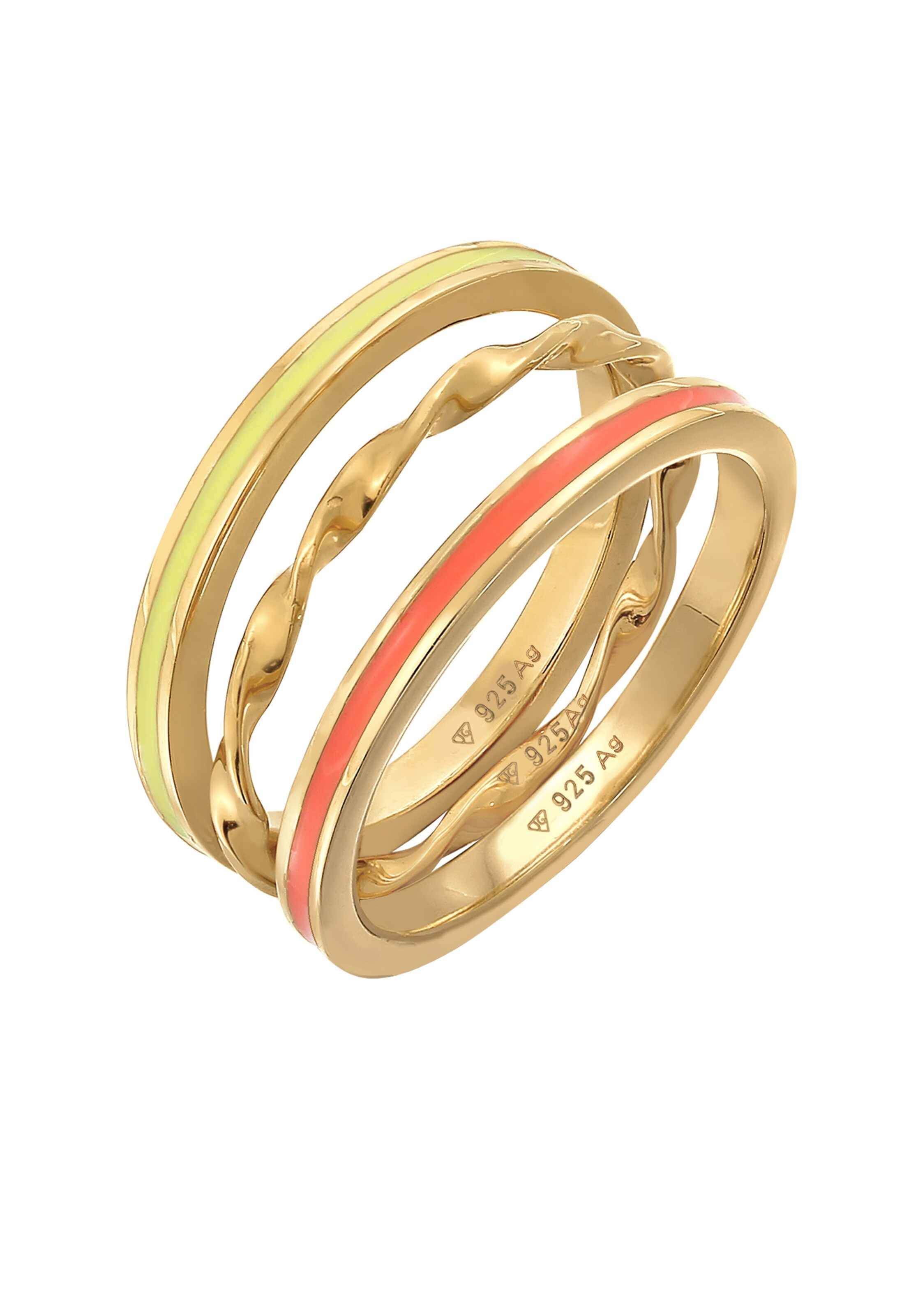 Bague ELLI en or : devant