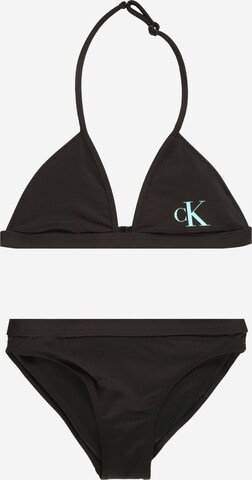 Calvin Klein Swimwear Trójkąt Bikini w kolorze czarny: przód