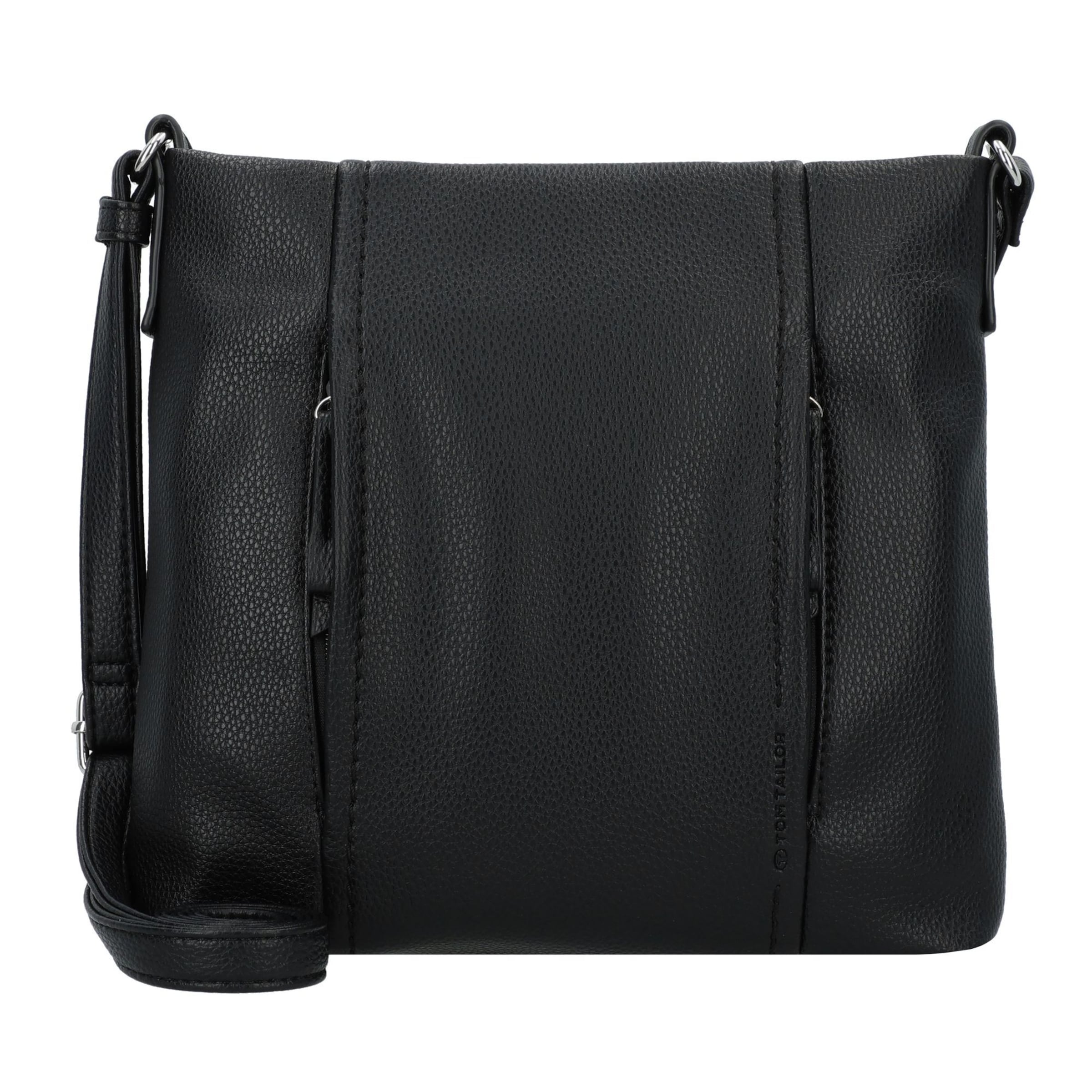TOM TAILOR Crossbody bag 'Beca' in Black: front