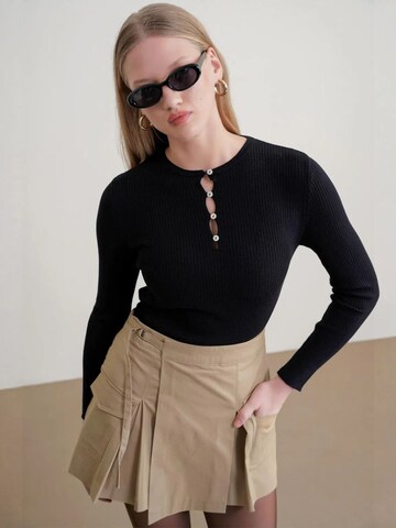 MixRay Pullover in Schwarz